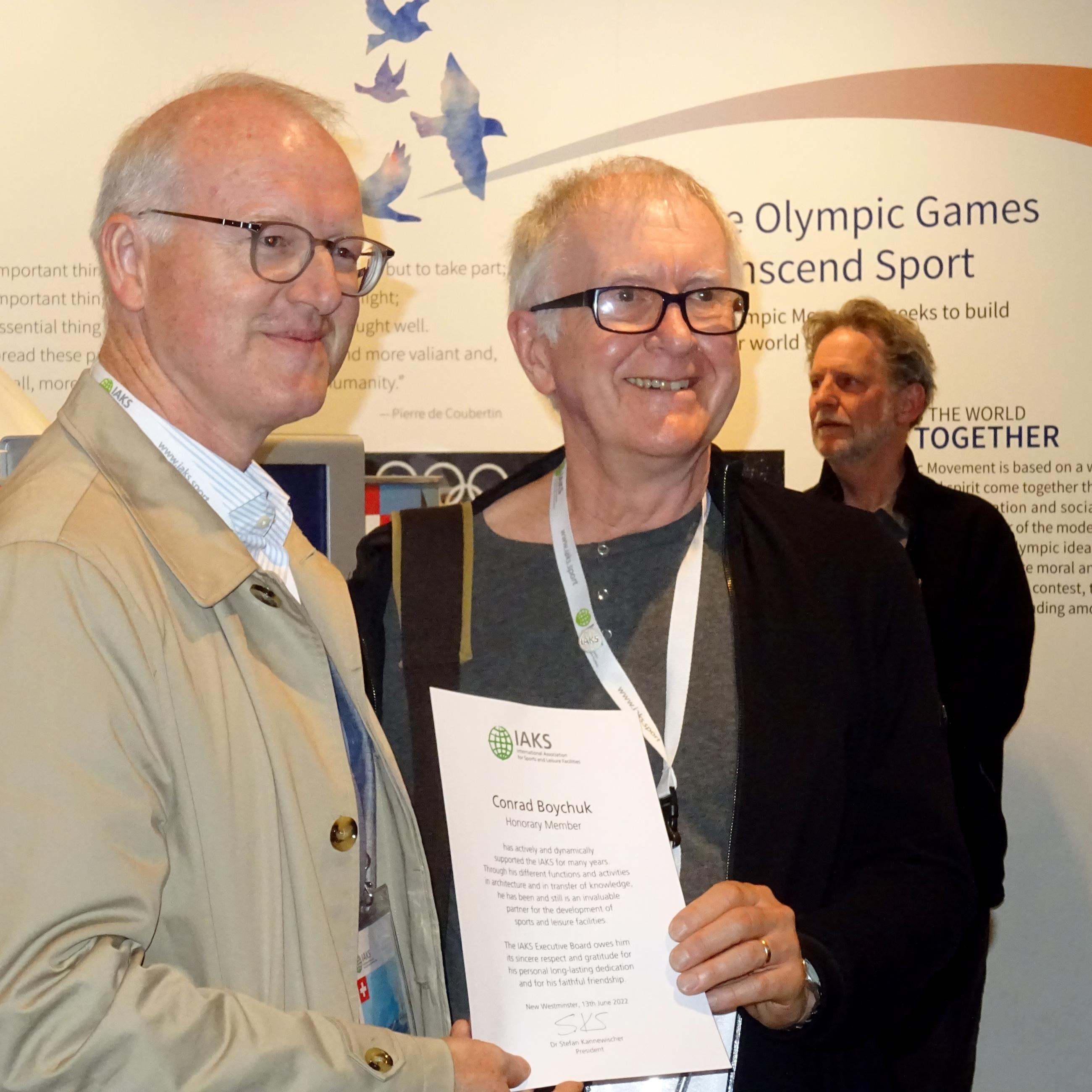 Conrad Boychuk and Dr Stefan Kannewischer